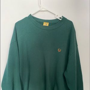 Green Duck Head Sweater: XL